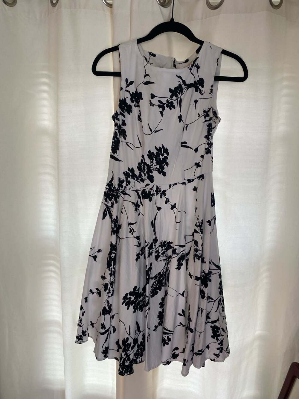 Grace Karin 1950s Retro White and Black Dress